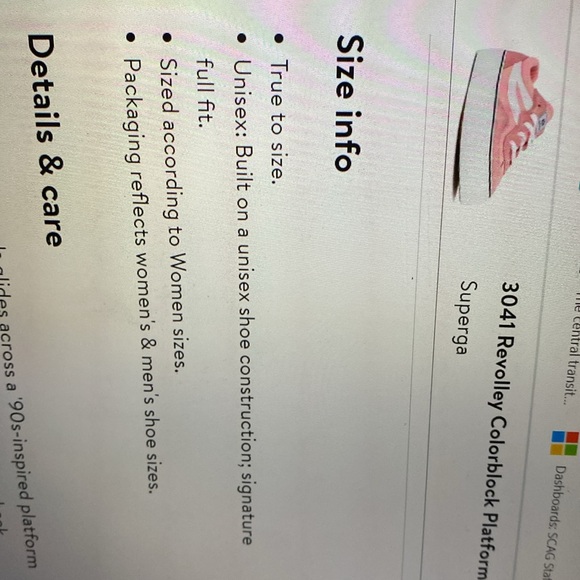 Superga, color block platform shoe, color is gray-fossil, and white. - Picture 9 of 10